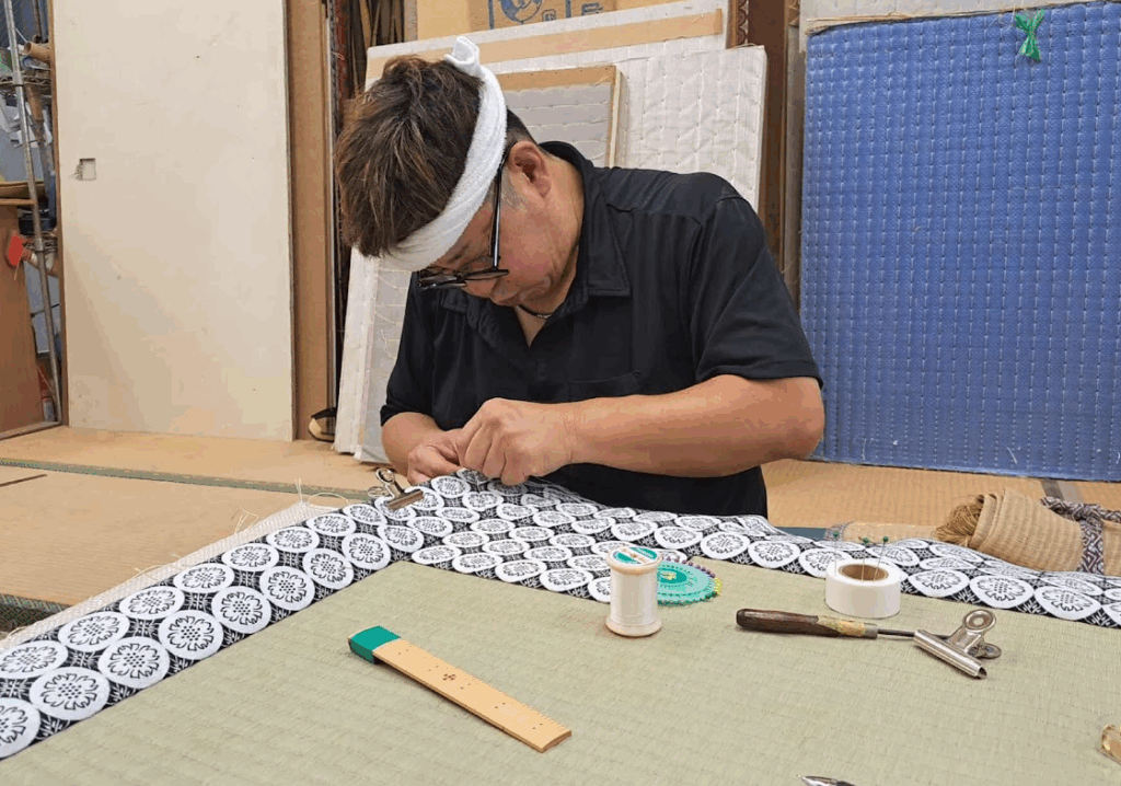 四天付拝敷き角作り